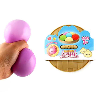 Pastel Steamed Bao Bun Dumpling Squeeze Squishy Stress Relief Toy