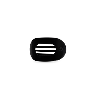 Jet Black | Tiny | Flat Round Hair Clip