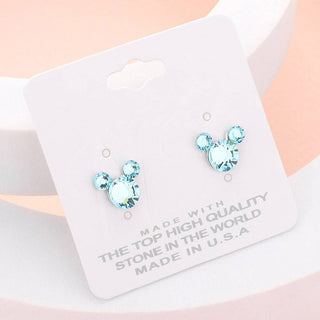 Mouse Character Stud Earrings