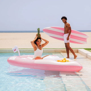 Barbie The Movie x FUNBOY Speed Boat Pool Float