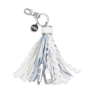 More Metallic Charging Tassel Keychain