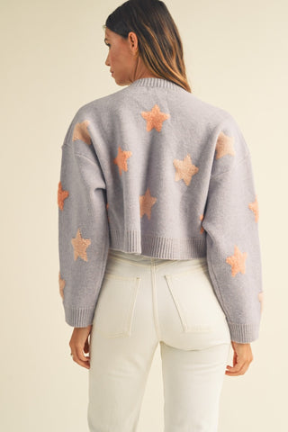 Cropped Star Sweater